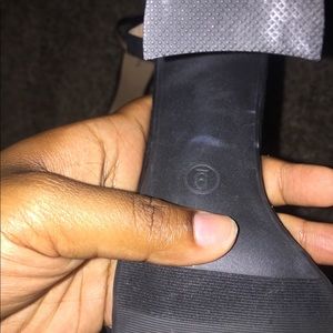 Velvet black heels size s9